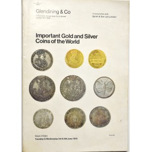 Katalog, Glendining & Co, Important Gold and Silver Coins of the World