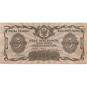 Polska, II Rzeczpospolita, 5.000.000 Marek Polskich 1923 C