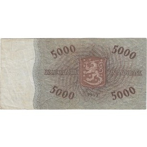 Finland, 5000 markkaa 1955