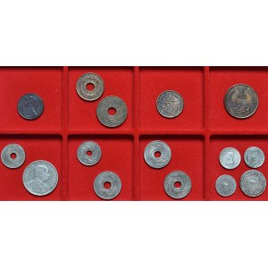Tajlandia, zestaw 15 monet