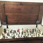 ANONYMOUS, Carved walnut sideboard. Emilia 17th cent.
