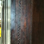 ANONYMOUS, Very rare double-body sideboard inlaid Carthusian style Northern Italy 16th cent.