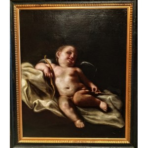 ANONIMO, Cupido dormiente, Maestro Bolognese, Secolo XVII/XVIII