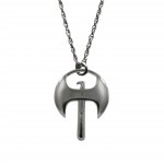 Necklace Axe by Stanislaw Szukalski (black ruthenium)