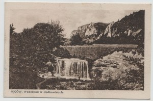 Postcard - Ojców Waterfall in Bêdkowice