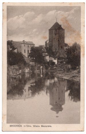 Carte postale - Brodnica, Tour de Mazurie