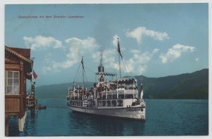 Postkarte - Ossiach, Dampfer Landskron / Dampfschiff