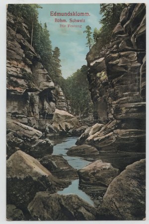 Postcard - CZECH SWITZERLAND, Edmundsklamm 1911.