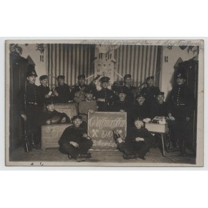 Postcard - soldiers Germany 1911. Riesa / Christmas