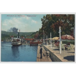 Carte postale - Portschach am Worthersee, Wahlisstrand / Ship, Steamer