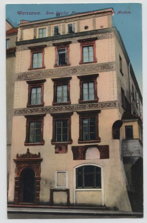 Postkarte - Warschauer Haus der Herzöge von Masowien