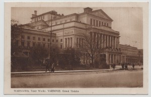 Postkarte - Großes Theater Warschau