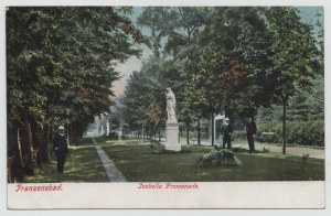 Postcard - Franzensbad - Isabella Promenade