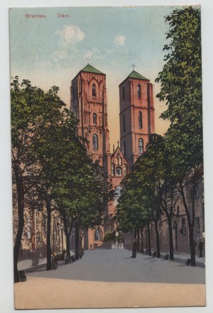 Postkarte - Breslau (Wrocław) / Breslau Dom