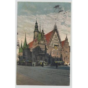 Carte postale - Wrocław / Breslau Rathaus