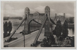 Postkarte - Breslau (Wrocław) / Breslau Most