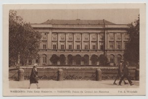 Cartolina - Palazzo del Consiglio dei ministri di Varsavia