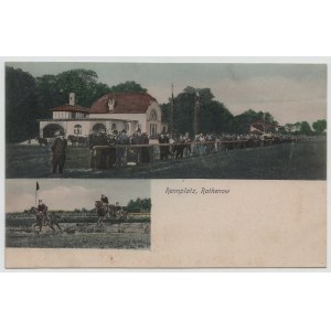 Pocztówka - Rathenow , Tor Wyścigów , Konie