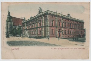 Cartolina - Ufficio postale principale di Zgorzelec / Gorlitz