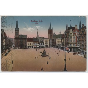 Pocztówka - Bytom, Beuthen O.S. Ring