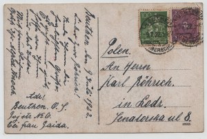 Carte postale - Bytom, Beuthen O.S. Ring