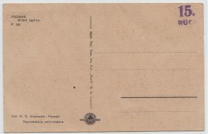 Cartolina postale - Veduta generale di Poznań