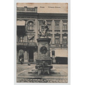 Pocztówka - Poznań / Posen / Pomnik Wincentego Priessnitza