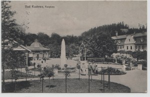 Pocztówka - KUDOWA ZDRÓJ - Bad Kudowa Kurplatz