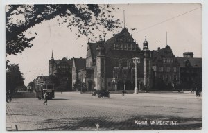 Cartolina - Poznań , Università, Tram