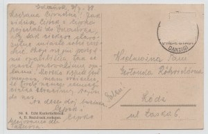 Carte postale - Danzig / Danzig Lange Brucke mit Krantor