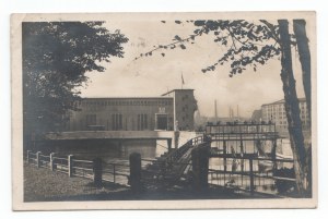 Cartolina postale : Centrale idroelettrica di Breslau , Breslau Wasserkraftwerk