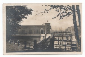Postcard : Breslau Hydroelectric Power Plant , Breslau Wasserkraftwerk