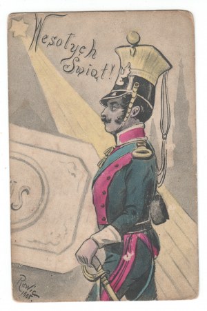 [Postcard] Patriotic Chevalier.