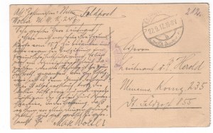 Postcard / Feldpost - Offizier Kasino