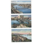 Zestaw pocztówek Budapeszt - 11 szt. Képeslapok készlete. Budapest . 11 db