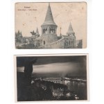 Zestaw pocztówek Budapeszt - 11 szt. Képeslapok készlete. Budapest . 11 db