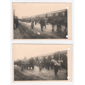 2 Fotografie / Deportacja żydów