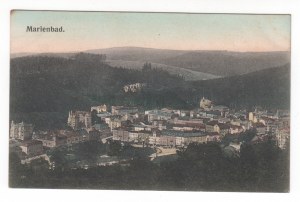 Carte postale - Vue de Marienbad, Mariánské Lázně