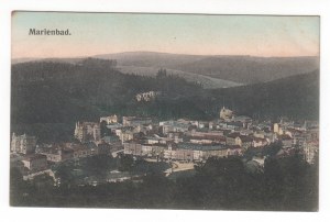 Postkarte - Ansicht von Marienbad , Mariánské Lázně