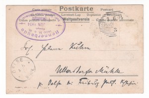Carte postale, refuge de Rennerbaude 1904