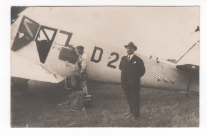 Fotografia / Cartolina Aereo Buzzard D 203 / Volo Stettino Berlino 1929.