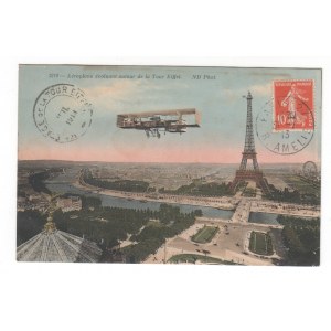 Pocztówka Samolot Paryż 1913
