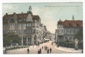 Cartolina Zwickau Plauensche Strasse, Ufficio doganale