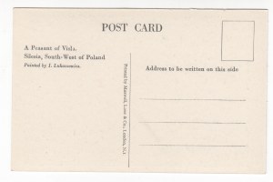 Postcard Easter In Poland Peasant Vistula