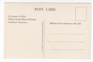 Carte postale Pâques en Pologne Paysan Vistule