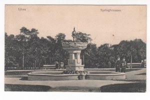 Latvia, Lipawa, Libau Fountain
