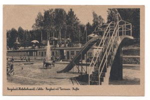 Postkarte Luban , Bergbad / Schwimmbad