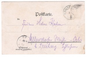 Postkarte Leierbaude Berghütte Riesengebirge
