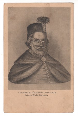 Carte postale Stanislaw Żółkiewski Hetman de la Grande Couronne