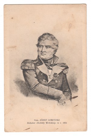 Pocztówka Generał Józef Sowiński